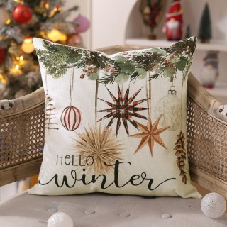 Poszewka Świąteczna BOHO 45x45 cm – Hello Winter