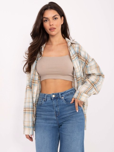 Spodnie D85083BI62544M319 niebieski XS