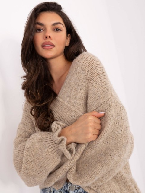 Sweter MI-SW-0904.82 beżowy