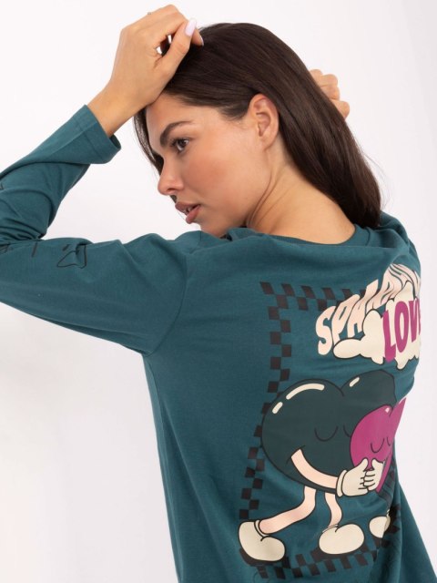 T-shirt D12022M02688B morski S