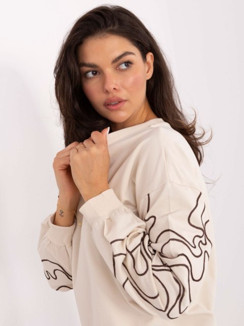 Bluzka RV-BZ-A176.56 jasny beżowy