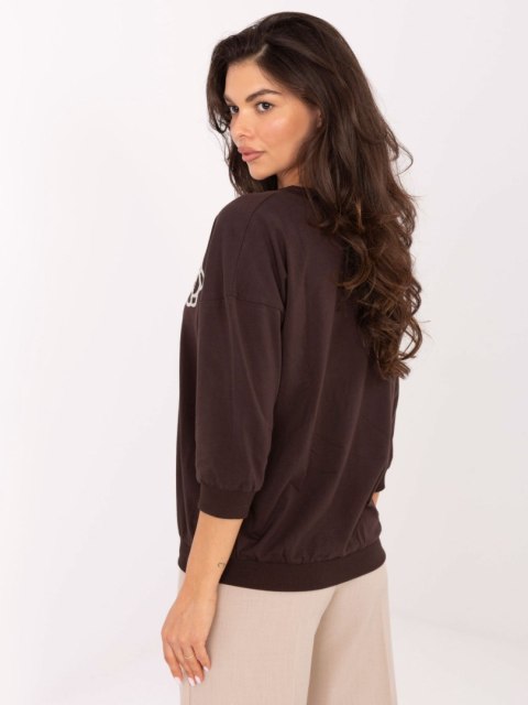 Bluzka RV-BZ-A891.21P ciemny brązowy