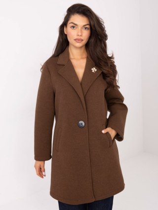Płaszcz IT-PL-FL8153.60 brązowy