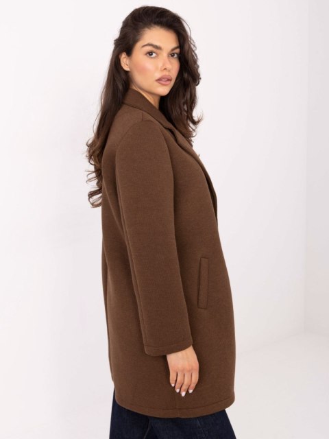 Płaszcz IT-PL-FL8153.60 brązowy