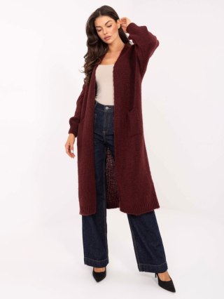 Sweter MI-SW-WM6155.82 bordowy