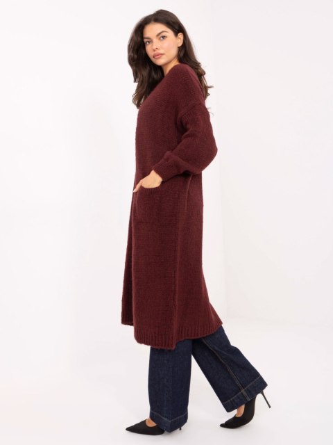 Sweter MI-SW-WM6155.82 bordowy Sweter MI-SW-WM6155.82 bordowy