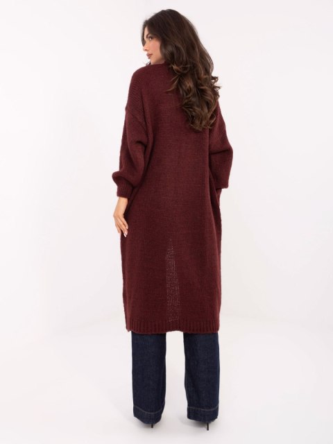 Sweter MI-SW-WM6155.82 bordowy Sweter MI-SW-WM6155.82 bordowy