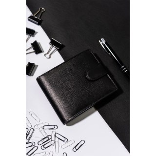 Poziomy portfel męski ze skóry naturalnej