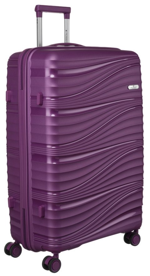 Zestawy walizek z polipropylenu z zamkiem szyfrowy TSA w kolorze fioletowym - Peterson