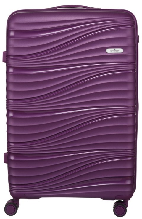 Zestawy walizek z polipropylenu z zamkiem szyfrowy TSA w kolorze fioletowym - Peterson