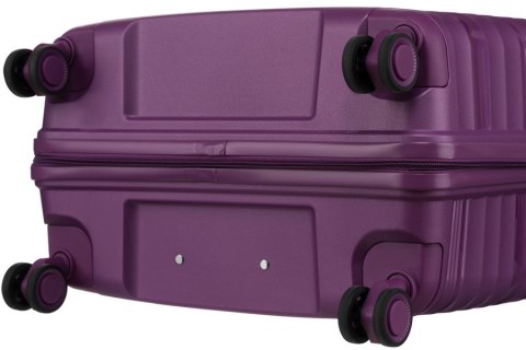 Zestawy walizek z polipropylenu z zamkiem szyfrowy TSA w kolorze fioletowym - Peterson