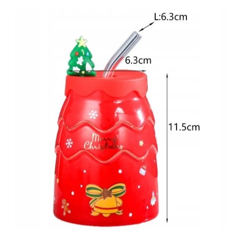 ubek prezent świąteczny 400 ml zielony w pudełku
