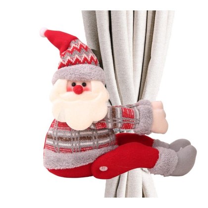 Mikołaj Świąteczny Bożonarodzeniowy na Rzep 34 cm – Dekoracja KSN38
