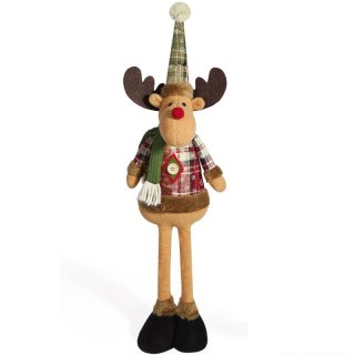Renifer świąteczny pluszowy 62 cm z regulowanymi nogami – Stylowy Wieszak