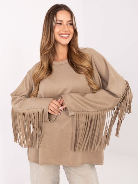 Bluzka IT-BZ-21695.10 ciemny bezowy