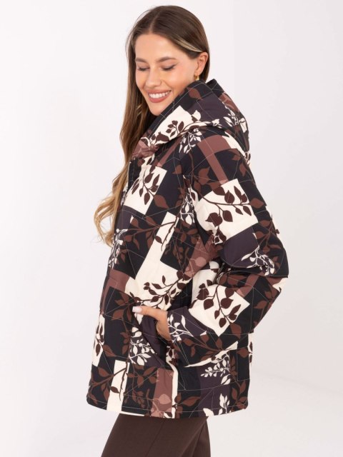 Kurtka damska czarna pikowana na jesień i wiosnę – Stylowy Wieszak