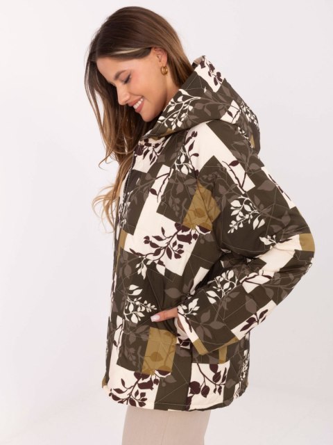 Kurtka damska khaki przejściowa na jesień i wiosnę – Stylowy Wieszak