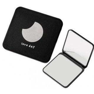 Lusterko kosmetyczne BLACK MOON – eleganckie otwierane do torebki