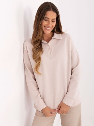 Bluzka LK-BZ-510126.00 jasny beżowy M/L