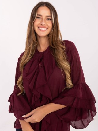 Koszula MI-KS-92330.07 bordowy