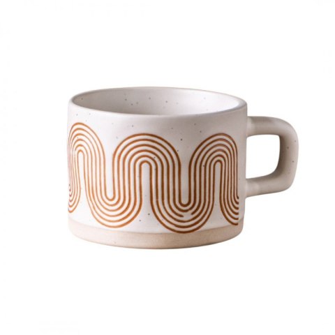Kubek ceramiczny, geometryczny wzór, 250ml - KB29 Kubek ceramiczny, geometryczny wzór, 250ml - KB29