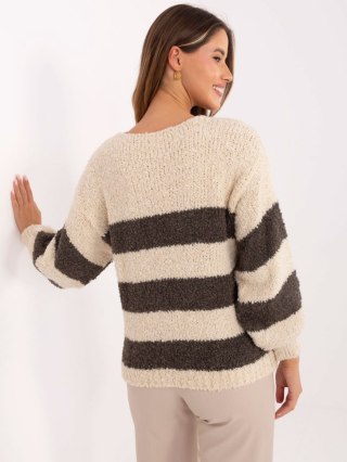 Sweter MI-SW-WK3031.22 jasny beżowy