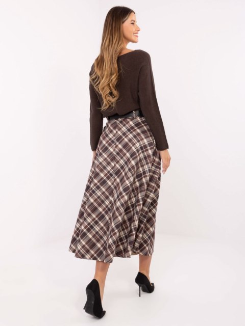 elegancka spódnica w kratę Stylowy Wieszak