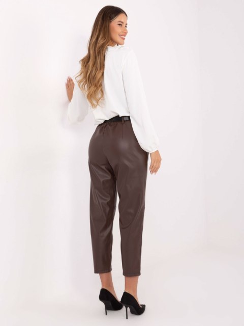 Spodnie IT-SP-FL8576.06P ciemny brązowy