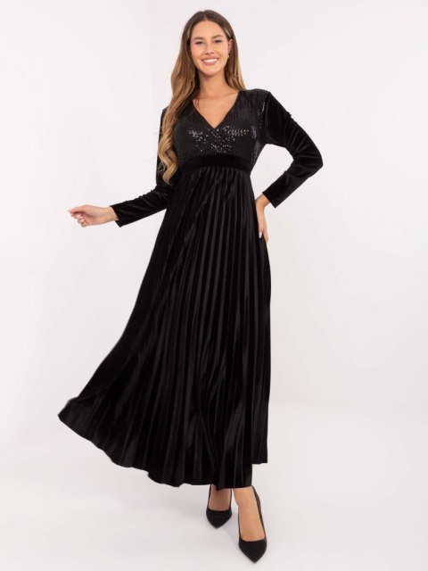 czarna sukienka maxi ITALY MODA