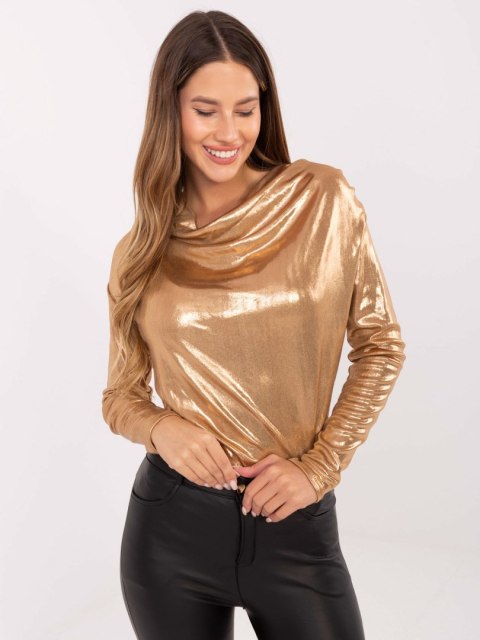 Bluzka DHJ-BZ-15268.30 camelowy Bluzka DHJ-BZ-15268.30 camelowy