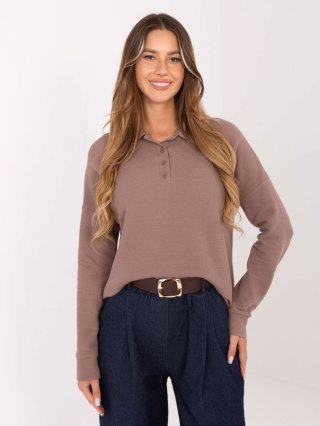 Bluzka LK-BZ-510126.00 ciemny bezowy M/L