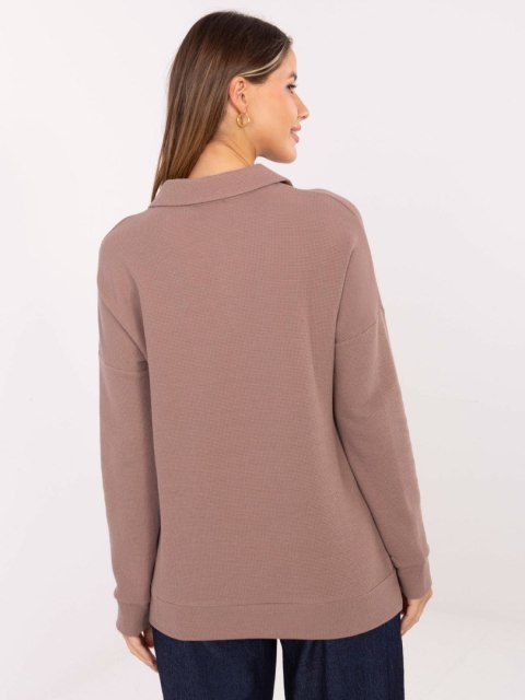 Bluzka LK-BZ-510126.00 ciemny bezowy M/L