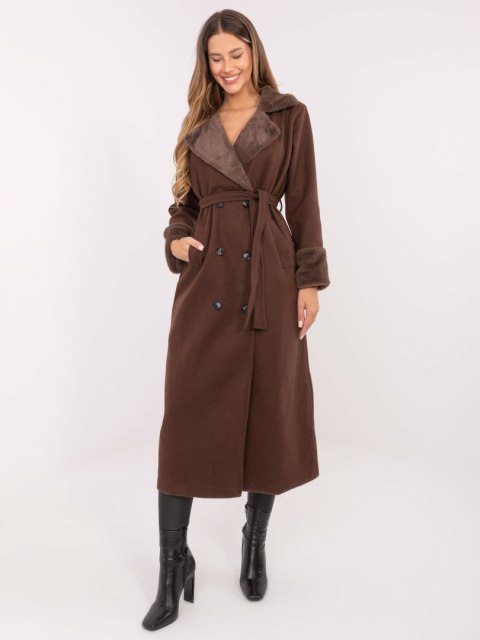 Płaszcz IT-PL-4602.01P brązowy Płaszcz IT-PL-4602.01P brązowy