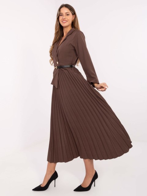 Sukienka IT-SK-21599.80 brązowy Sukienka IT-SK-21599.80 brązowy