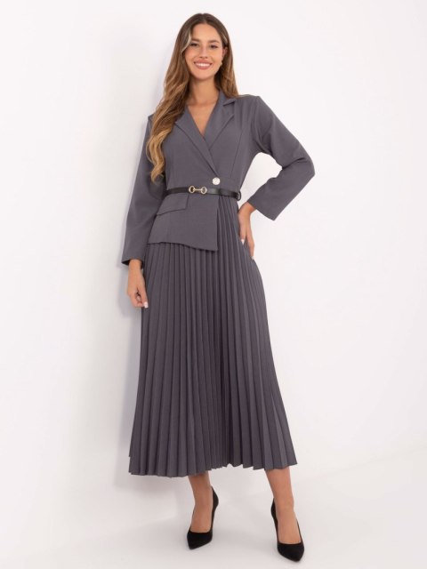 Sukienka IT-SK-21599.80 ciemny szary Sukienka IT-SK-21599.80 ciemny szary