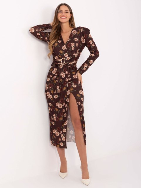 Sukienka IT-SK-21625-2.28 brązowy Sukienka IT-SK-21625-2.28 brązowy