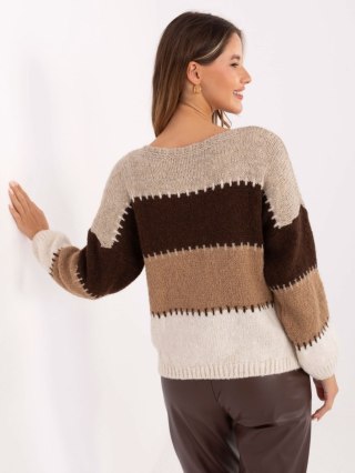 Sweter MI-SW-2309.95 jasny beżowy