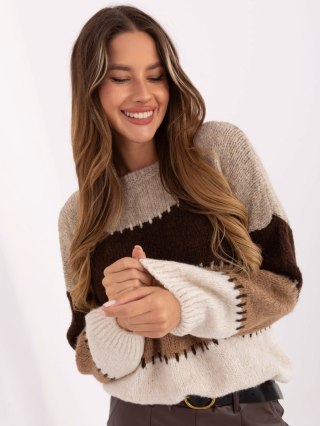 Sweter MI-SW-2309.95 jasny beżowy