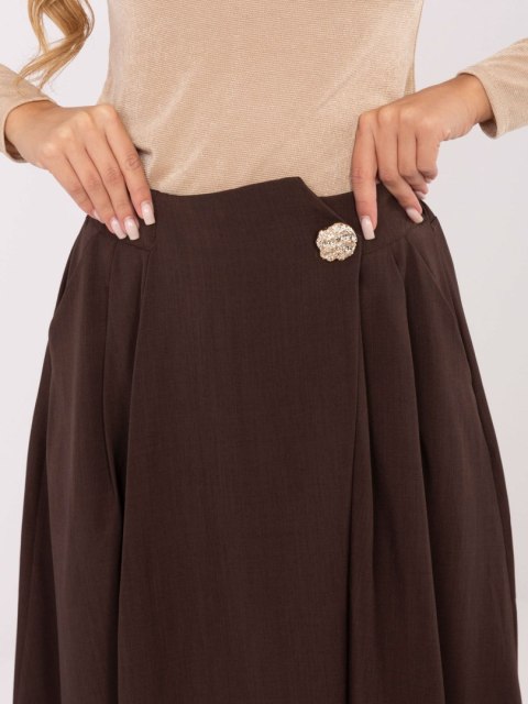 Spódnica IT-SD-81036.32 ciemny brązowy