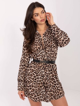 Sukienka IT-SK-19826-3.82 czarno-beżowy