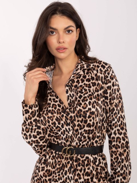 Sukienka IT-SK-19826-3.82 czarno-beżowy Sukienka IT-SK-19826-3.82 czarno-beżowy