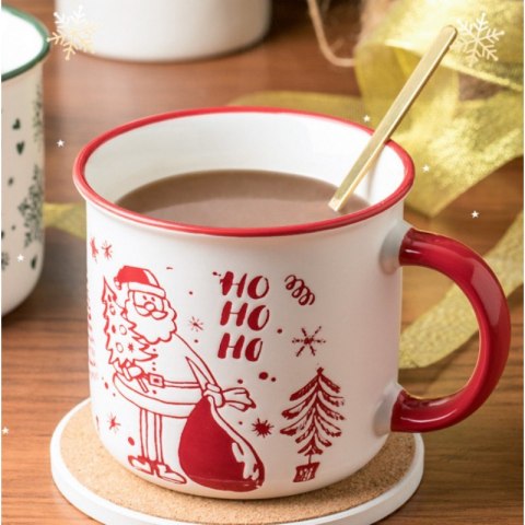 kubek ceramiczny świąteczny 350 ml stylowy prezent