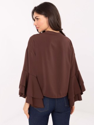 Koszula MI-KS-3173.49 brązowy