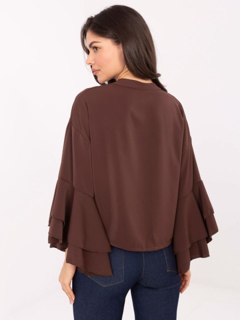 Koszula MI-KS-3173.49 brązowy