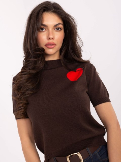 Sweter IT-SW-93007.26 brązowy
