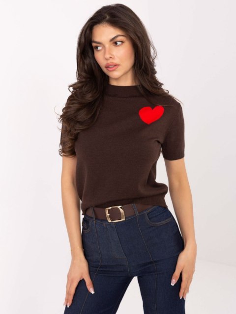 Sweter IT-SW-93007.26 brązowy