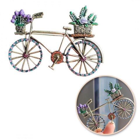elegancka broszka rower biżuteria Stylowy Wieszak