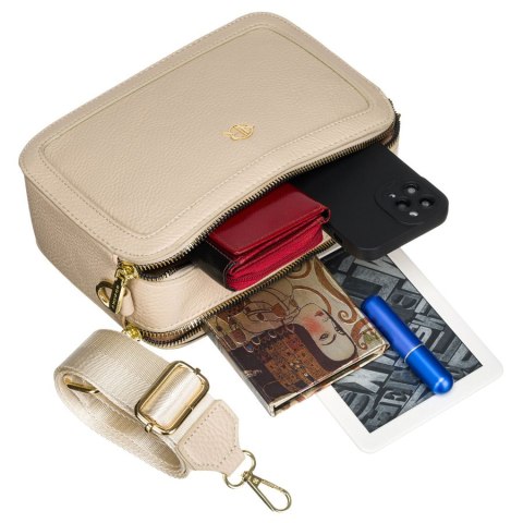 Praktyczna torebka damska ze skóry ekologicznej - Rovicky