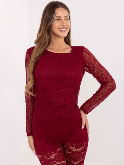 Bluzka MI-BZ-272403.19P bordowy Bluzka MI-BZ-272403.19P bordowy