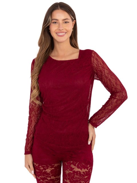 Bluzka MI-BZ-272403.19P bordowy Bluzka MI-BZ-272403.19P bordowy